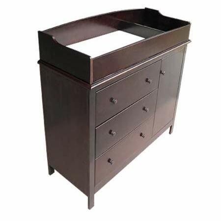 Baby Change Table With Pad 4 Drawer New Zealand Pine Mdf