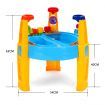 Outdoor Water & Sand Children's Activity Play Transport Table with Accessories & Umbrella