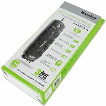 Huntkey Power Surge Protector 8 Outlets With Master-Slave Control ...
