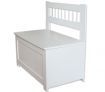 Children Kids Storage Box & Bench - White