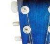 Melodic 38'' Acoustic Cutaway Guitar Blue + Guitar Stand + Guitar Tuner + 15x Guitar Picks - VALUE PACK