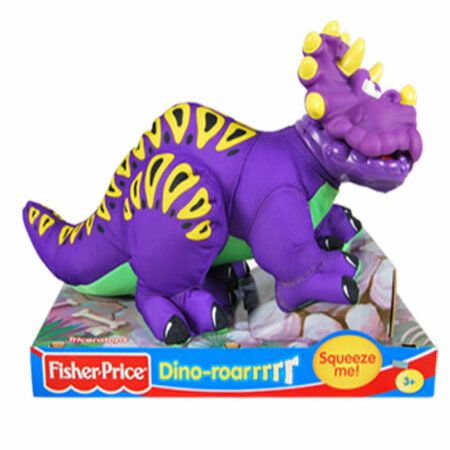 purple triceratops stuffed animal