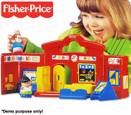 Fisher-Price Little People Maggie's Preschool Play Set