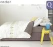 Ardor Queen Bed 225TC Cotton Rich Percale Quilt Cover Set - Asha White