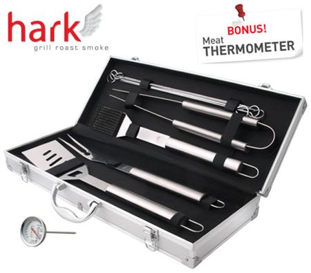 Hark 10 Piece BBQ Set with Aluminium Carry Case