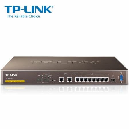 TP-LINK TL-R4299G 2 WAN Port + 8 LAN Ports Router for Small and Medium ...