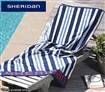 Sheridan Terry Cotton Beach Towel - Baymont Chambray - Blue Stripes 100cm x 180cm