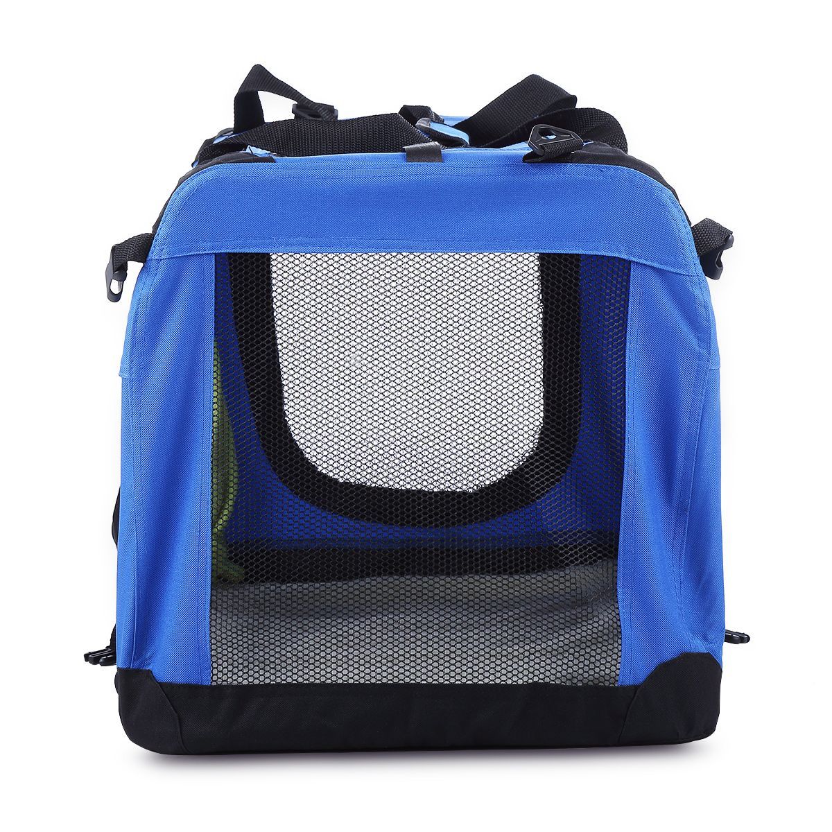 Portable Pet Soft Crate Carrier 70x52cm Large, Waterproof, Blue