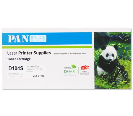 Panda Laser Printer Toner Cartridge - Black - Compatible with Samsung D104S