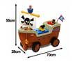 Little Tikes - 2-in-1 Ride-On Pirate Ship Playset - Play and Scoot 