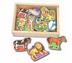 Melissa & Doug - Magnetic Wooden Animal Magnets - In A Box of 20