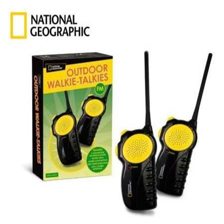National Geographic 9111400 Walkie-Talkie Fm Set Da 2 A Lungo Raggio Fino A 6 Km E Funzione Vox National Geographic 9111400 Walkie-Talkie Fm Set Da 2 A Lungo Raggio Fino A 6 Km E Funzione Vox