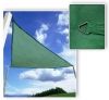 Heavy Duty Outdoor Sail Shade Knit Triangle 5M x 5M x 5M - Forest Green