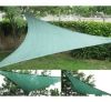 Heavy Duty Outdoor Sail Shade Knit Triangle 5M x 5M x 5M - Forest Green
