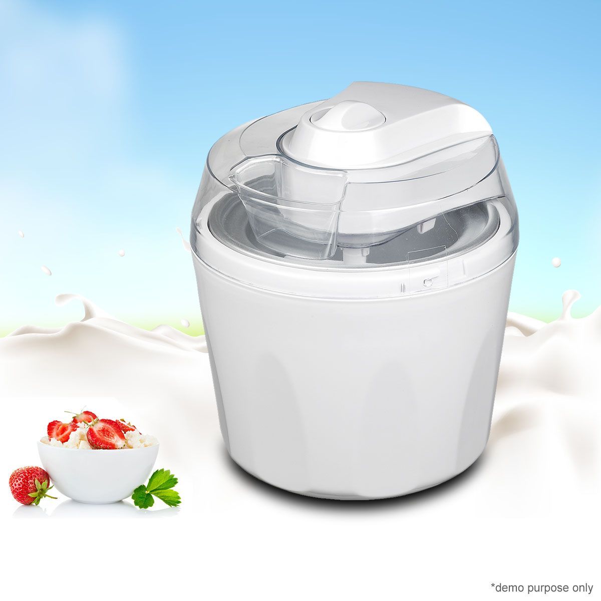MAXKON 1.45L Electronic Ice Cream, Frozen Yogurt, Gelato and Sorbet Maker