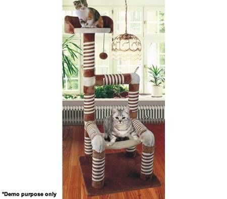 Cat Tree 122cm Scratching Post Condo Gym Play Center - 4 Levels