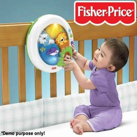 Fisher Price Precious Planet Crib Soother Baby Music Player