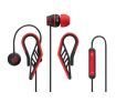 Sony PIIQ In Ear Headphones with Microphone - Red