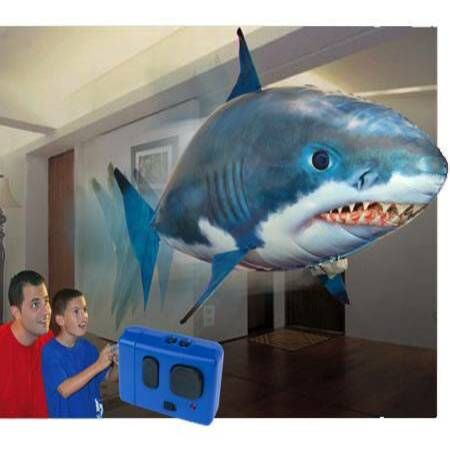 Remote Control Air Flying Shark Kids Toy - Swim Through The Air