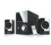 Microlab M-223C Audio Speaker 2.1, RMS Power: 17W (4W*2 +9W), Subwoofer, Remote Control
