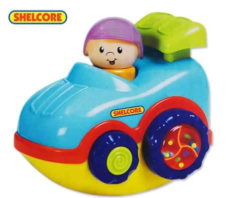 Shelcore Wobbler Racer Baby Car Activity Toy
