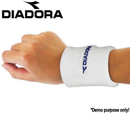 Diadora Wristband - Cotton - White 