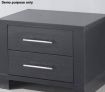 Bedside Table Cabinet with 2 Drawers
