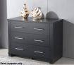Cabinet Dresser Chest of Drawers with 3 Drawers