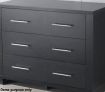 Cabinet Dresser Chest of Drawers with 3 Drawers