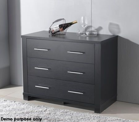 Cabinet Dresser Chest of Drawers with 3 Drawers