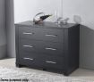 Cabinet Dresser Chest of Drawers with 3 Drawers