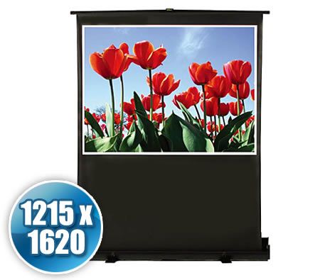 RedLeaf RLVU08019B 4:3 Matte White Surface Height Adjustable Portable Vertical Projection Screen 80" 1215 x 1620