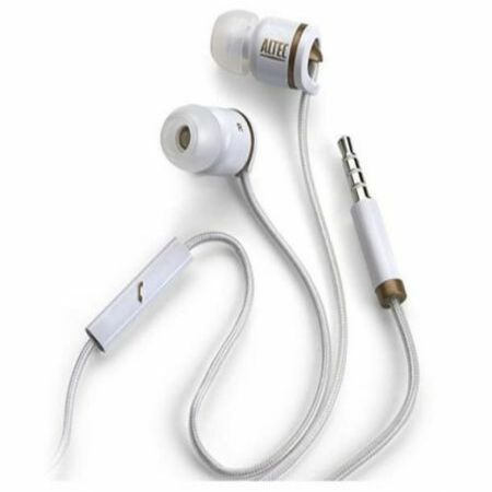 Altec Lansing Muzx Extra Headphones Earphones for iPhone MZX406 - White