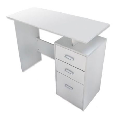 Wooden Computer Desk For Study Office With 3 Drawer Cabinet Study Office With 3 Drawer Cabinet