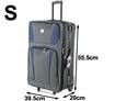 Travel Luggage 4 Piece Set with Expandable Compartment-Blue