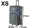 Travel Luggage 4 Piece Set with Expandable Compartment-Blue