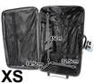 Travel Luggage 4 Piece Set with Expandable Compartment-Blue