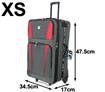 Travel Luggage 4 Piece Set with Expandable Compartment - Red