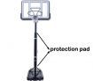 Basketball Ring and Stand - Portable - Adjustable 2.3m - 3.05m approx.