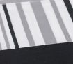 Sheets - Queen Size Polyester Bed Sheet Set - Two Tone Duo Jet Black