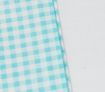 Cot Sheets Set with Gingham Cuff - Cotton Baby Bedding Sheets - Green
