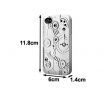 iPhone Case Set for 4/4S Generation - Clockwork Silver