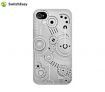 iPhone Case Set for 4/4S Generation - Clockwork Silver