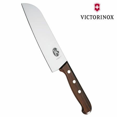 Victorinox Santoku Knife - 17cm SwissClassic, Straight Edge, Rosewood | Crazy Sales