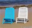 Folding Beach Chair Outdoor Furniture - Rio, Set of 4, Yellow