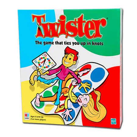 Hasbro Classic Twister - The Game That Ties You Up In Knots - Crazy Sales