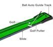 Golf Practice Green Putting Mat - Golf Putter Trainer - 250cm x 55cm