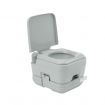 Portable Toilet 10L Camping Potty Restroom Outdoor Travel Boating Caravan Square Light Gray