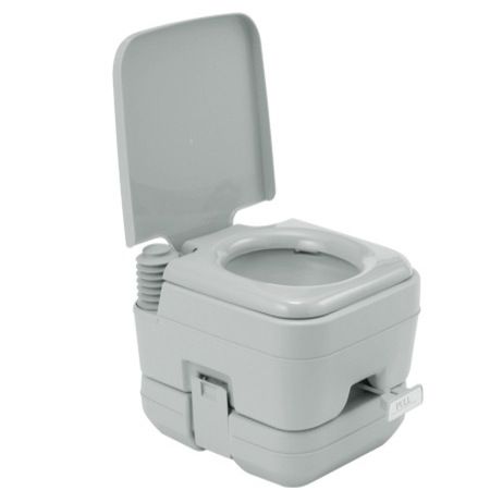 Portable Toilet - Camping Potty Restroom - 10L Square Light Gray ... Portable Toilet - Camping Potty Restroom - 10L Square Light Gray ...