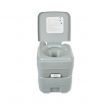 Portable Toilet 20L Camping Potty Restroom Outdoor Travel Boating Caravan Square Light Gray